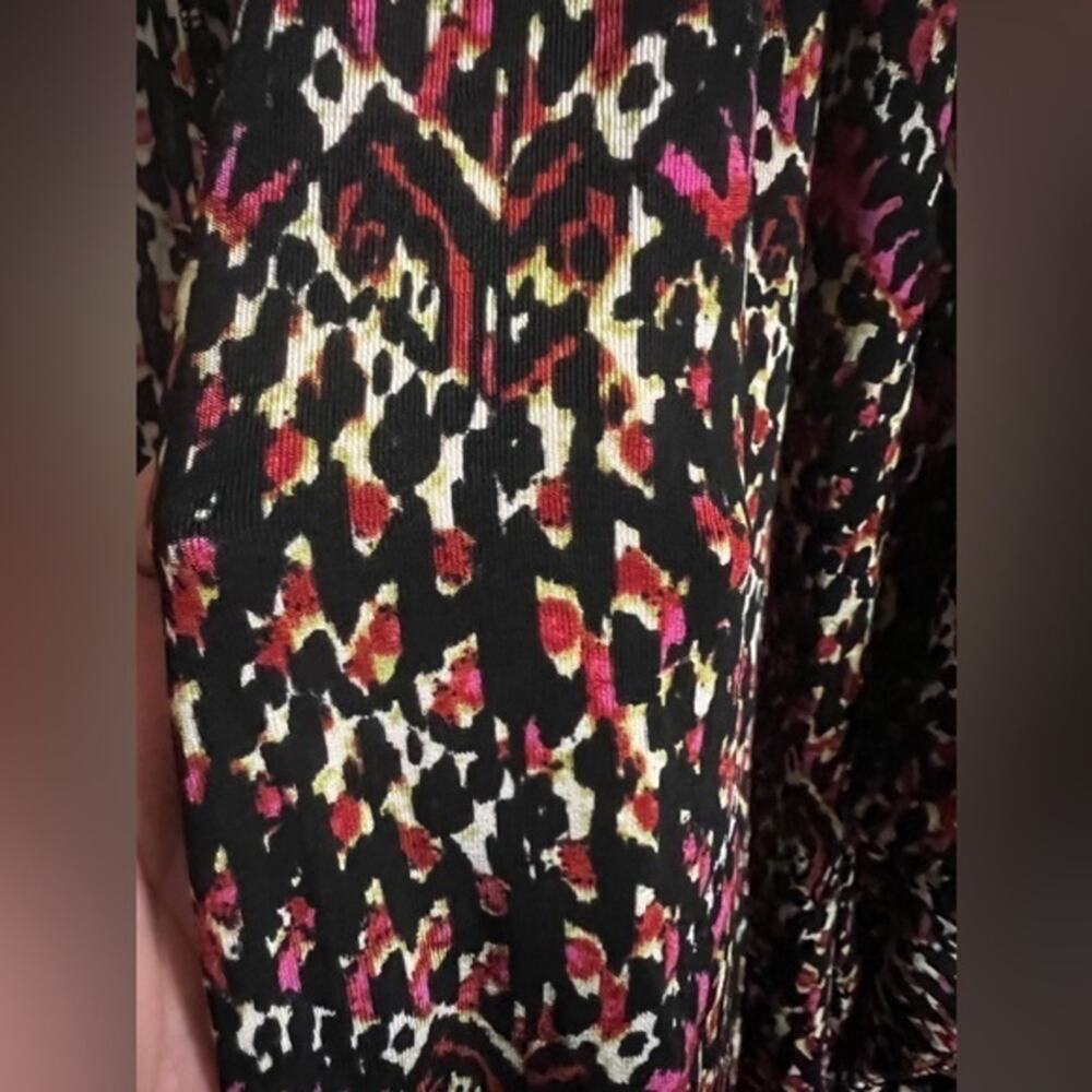 Chico’s | Multicolored Ribbed Open Cardigan - Picture 2 of 6